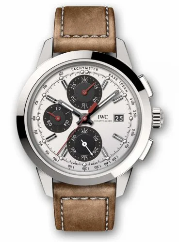IWC Ingenieur Chronograph Custom Stainless Steel / Silver-Black-Red / Calf IW3808-CM (IW3808CM)